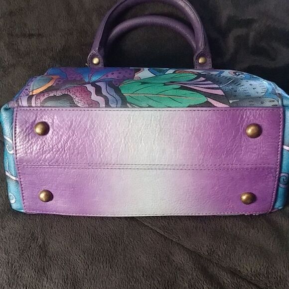 NWT Anuschka Multi Compartment Satchel - Picture 6 of 9